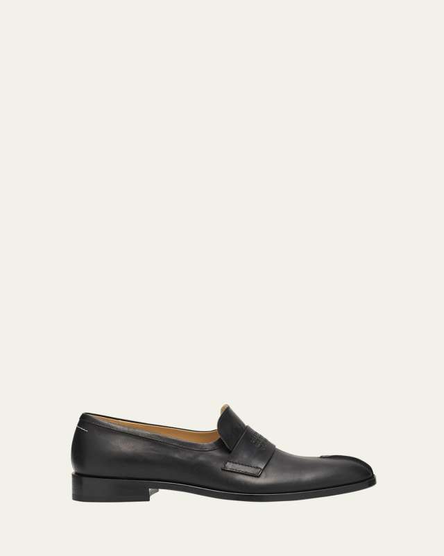 Numeric Signature Leather Loafers